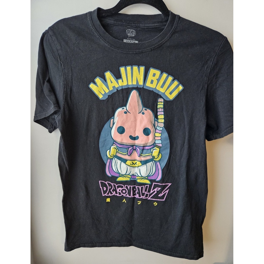Men's Majin‎ Buu Dragonball Z Funko POP! Tees T-Shirt size S Black